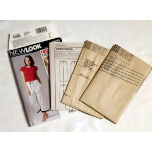 New Look Patterns Size XS-XL 0295 Unisex Pajama Bottoms - Picture 3 of 6